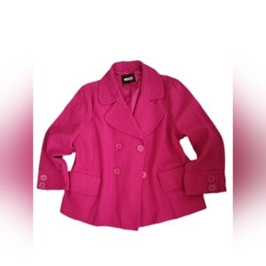 Mossimo Supply Co. Women's Pink Double-Breasted Coat